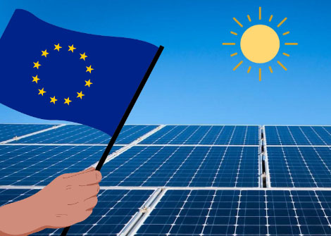 Europeisk utvecklingstrend för solceller