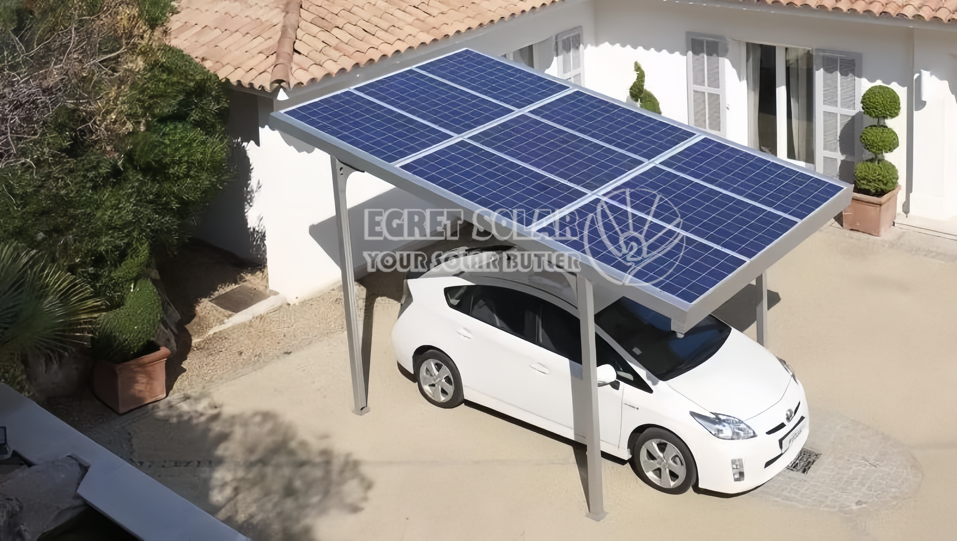 Innovativt vattentätande Carport Solar monteringssystem löser traditionella utmaningar