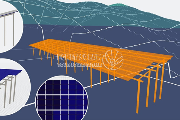 Egret Solar förbättrar tracker, terrängverktyg för storskalig PV-planering