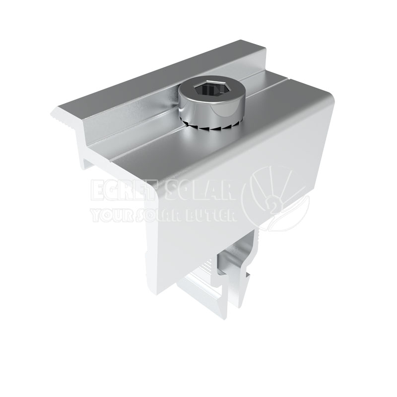 Aluminum Solpanel Rapid End Clamp