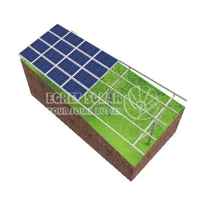 Solar Pile Foundation markmonteringssystem